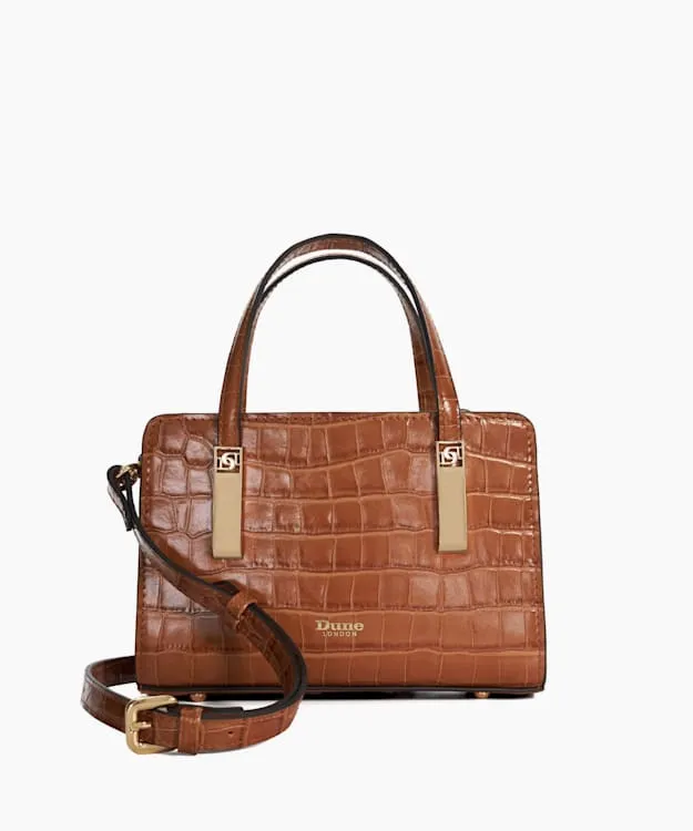 Women Dune London Tote Bags Small Tote Bag Brown