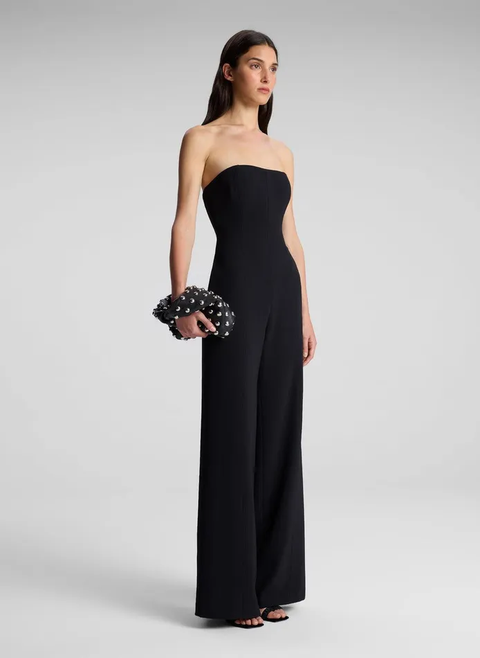 Women Eden Strapless Jumpsuit Black ALC Bottoms