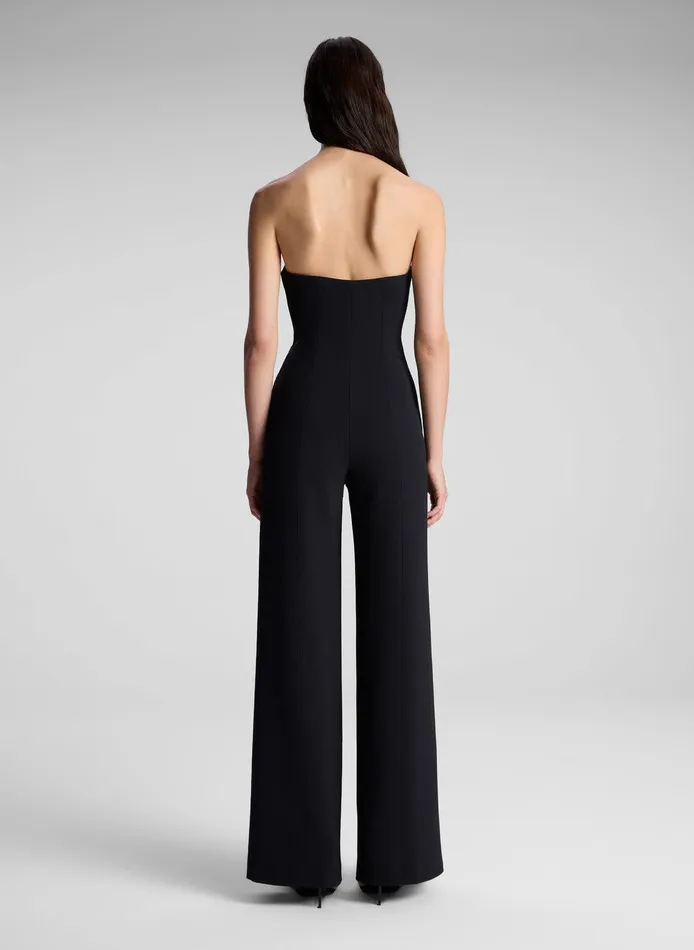 Women Eden Strapless Jumpsuit Black ALC Bottoms