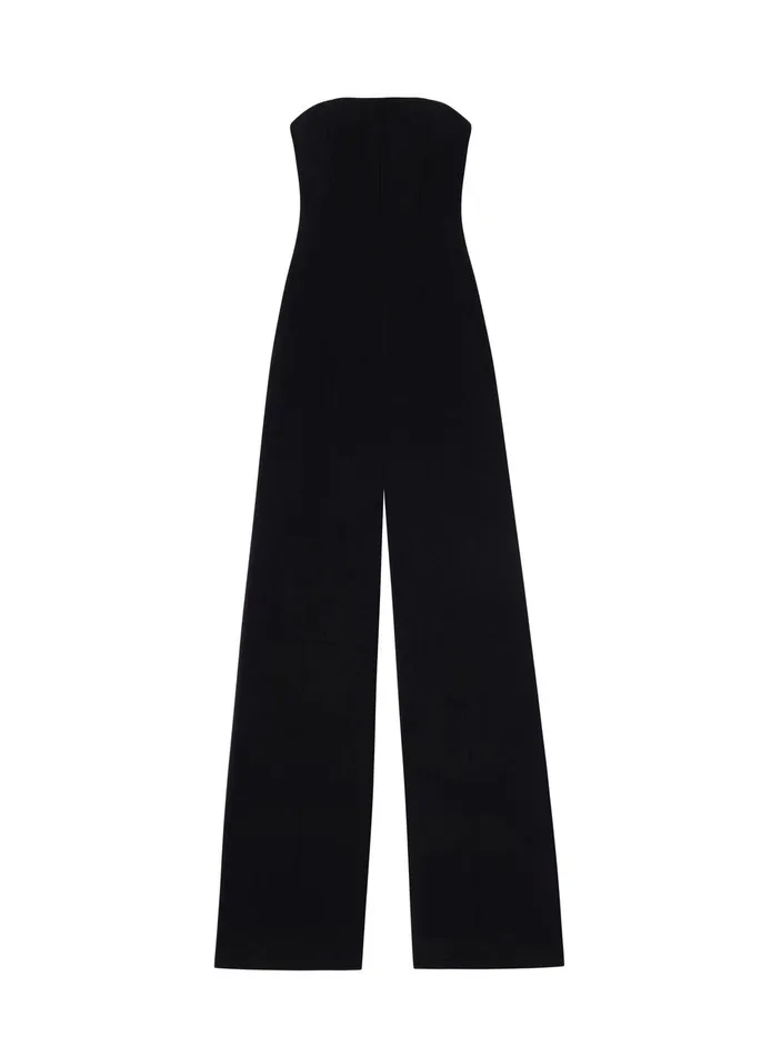 Women Eden Strapless Jumpsuit Black ALC Bottoms