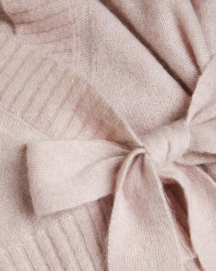 Women ELLIIAN 8211 Wool Blend Wrap Cardigan Dusky Pink Ted Baker Tops and Blouses Women ELLIIAN 8211 Wool Blend Wrap Cardigan Dusky Pink Ted Baker Tops and Blouses