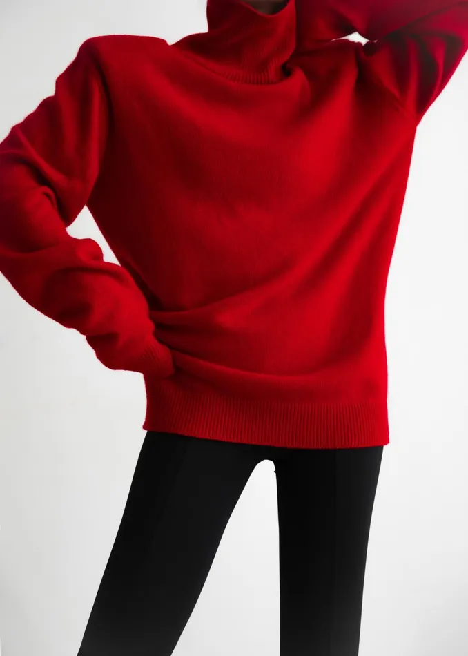 Women Emilia Mini Padded Sweater Dress 8211 Red The Frankie Shop Dresses