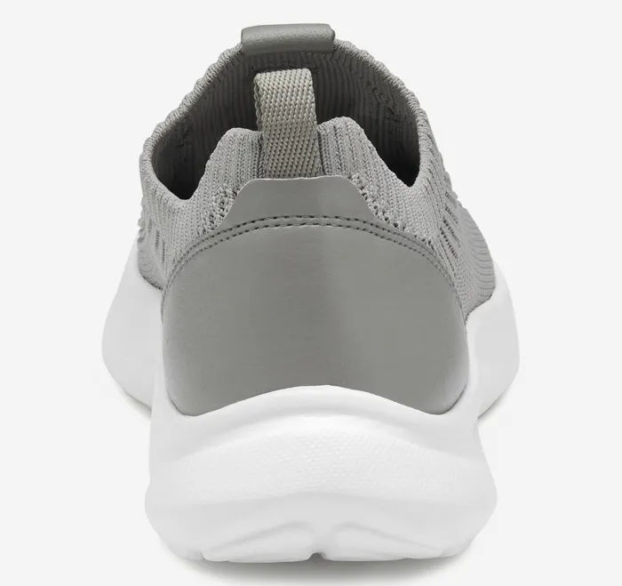 Women Escape Knit LaceUp Gray Knit Sneakers Johnston and Murphy