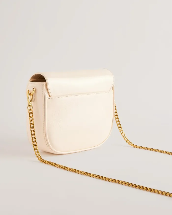 Women ESIA 8211 Webbing Crossbody Saddle Bag Ivory Ted Baker Crossbody Bags