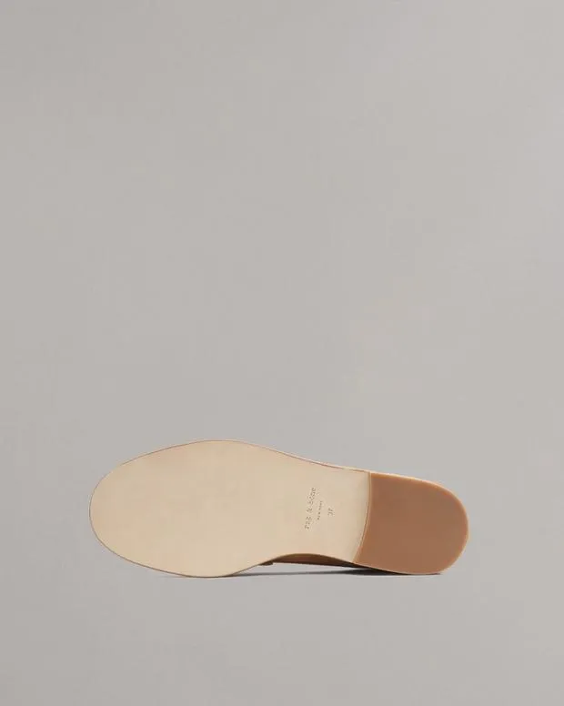 Women Flats Rag and Bone Carter Suede Loafer Brownwood Suede