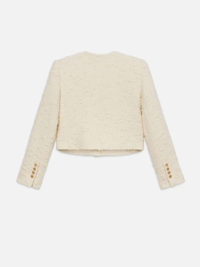 Women FRAME Jackets and Coats Cropped Button Front Jacket