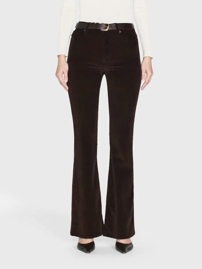 Women FRAME Pants Le Easy Flare Corduroy