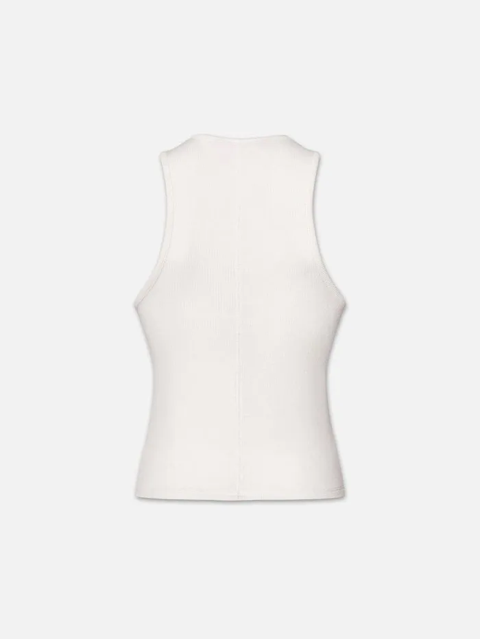 Women FRAME Tanks and Tees Rib Scoop Neck Tank Women FRAME Tanks and Tees Rib Scoop Neck Tank