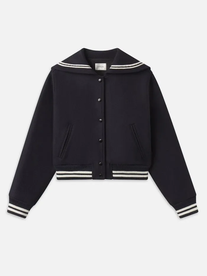 Women FRAME The Resort Edit The Varsity Jacket