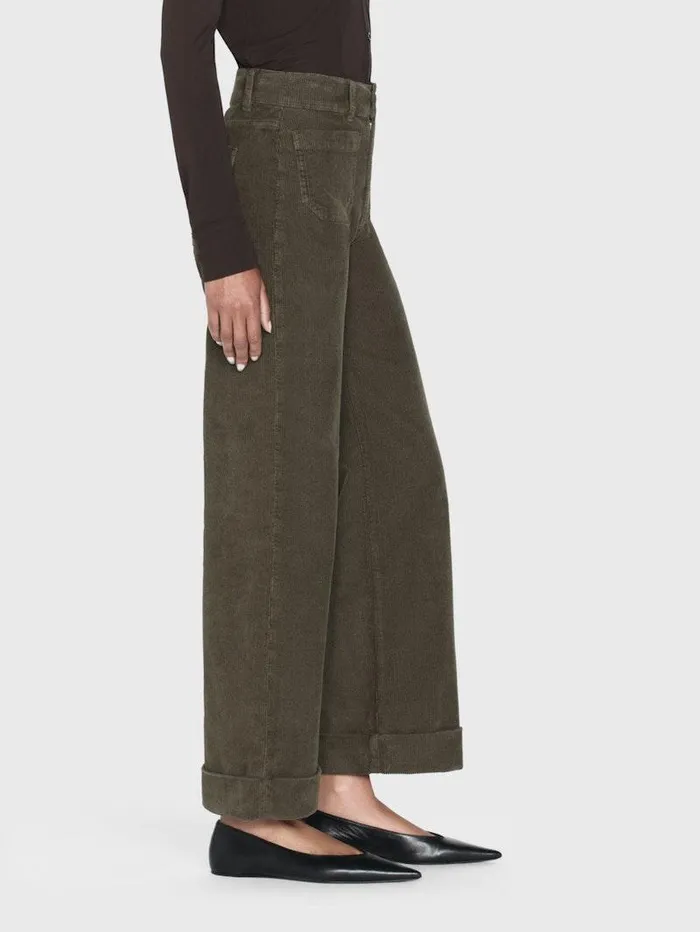 Women FRAME Wide Leg 70039s Cropped Wide Leg Corduroy