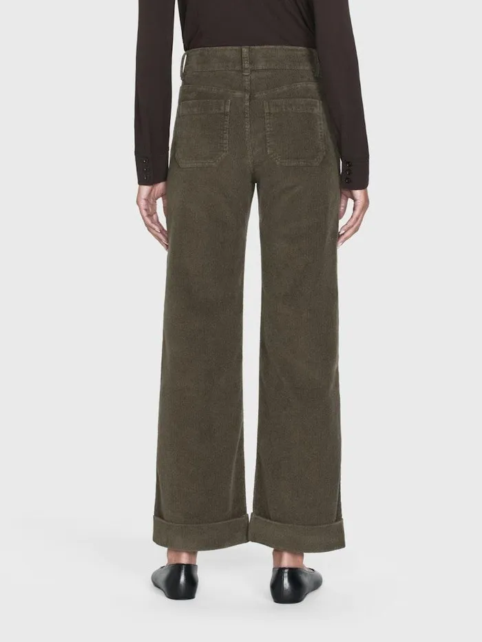 Women FRAME Wide Leg 70039s Cropped Wide Leg Corduroy