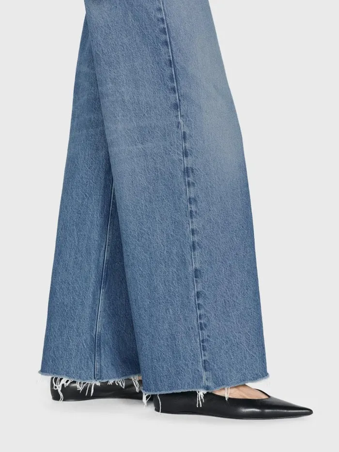 Women FRAME Wide Leg Le Low Baggy Wide Leg Cut Off