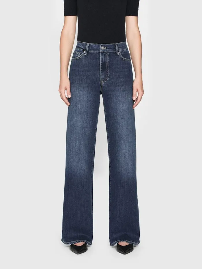 Women FRAME Wide Leg Le Slim Palazzo Long