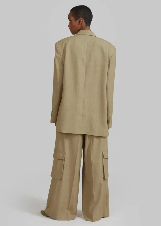 Women Gladys Blazer 8211 Khaki The Frankie Shop Outerwear
