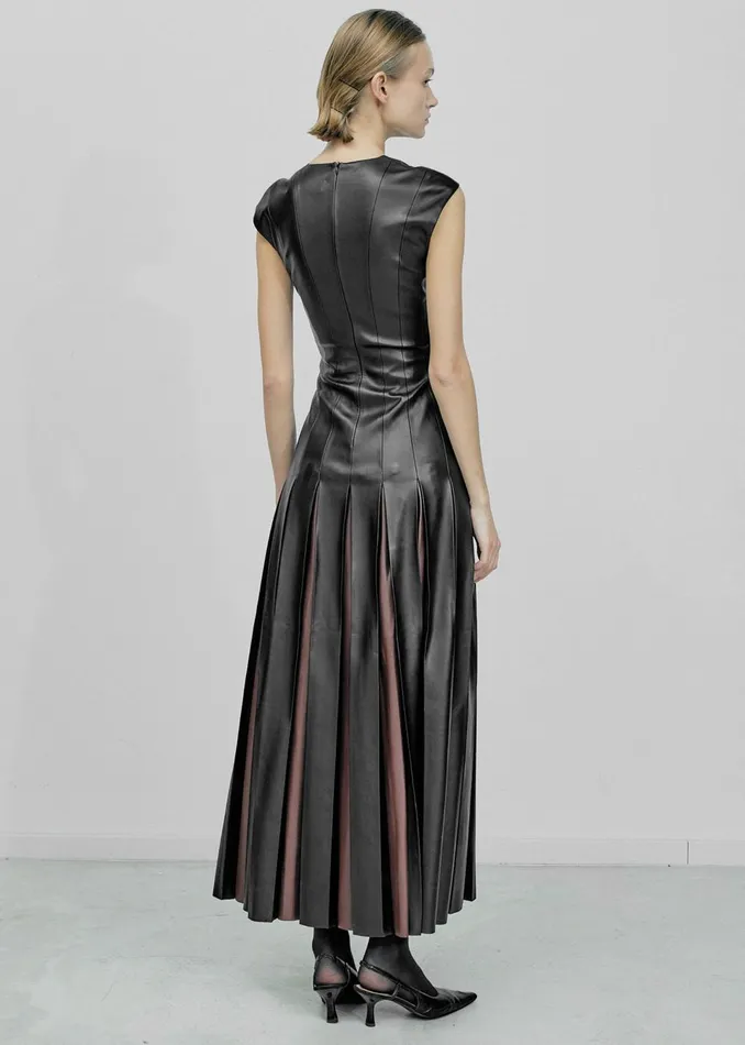 Women Gudu Dress 02 8211 BlackBrown The Frankie Shop Dresses