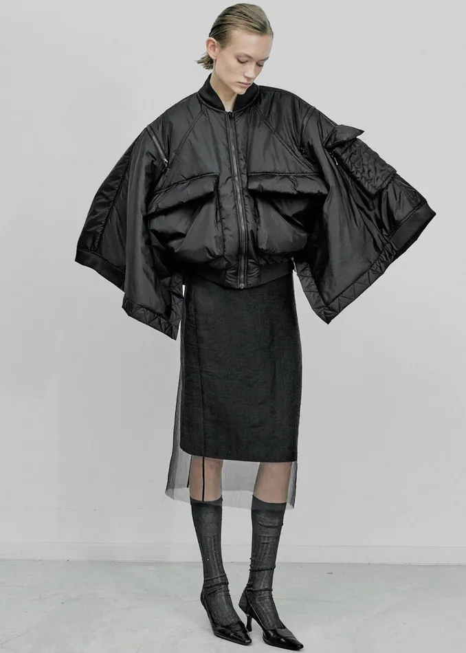 Women Gudu Jacket 01 8211 Black The Frankie Shop Outerwear