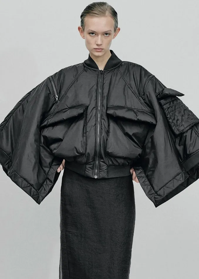 Women Gudu Jacket 01 8211 Black The Frankie Shop Outerwear