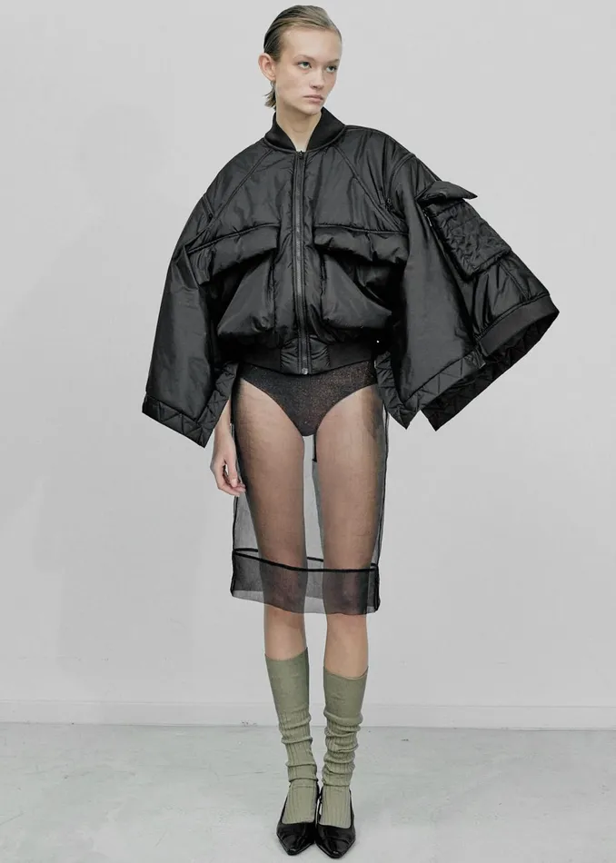 Women Gudu Jacket 01 8211 Black The Frankie Shop Outerwear