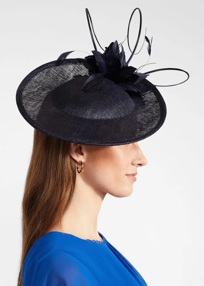 Women Hats Hobbs Josephine Fascinator Midnight