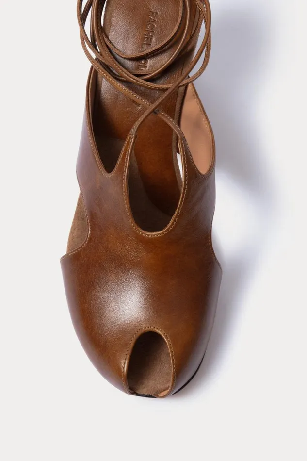 Women Heels Rachel Comey Isan Peep Toe Caramel Women Heels Rachel Comey Isan Peep Toe Caramel