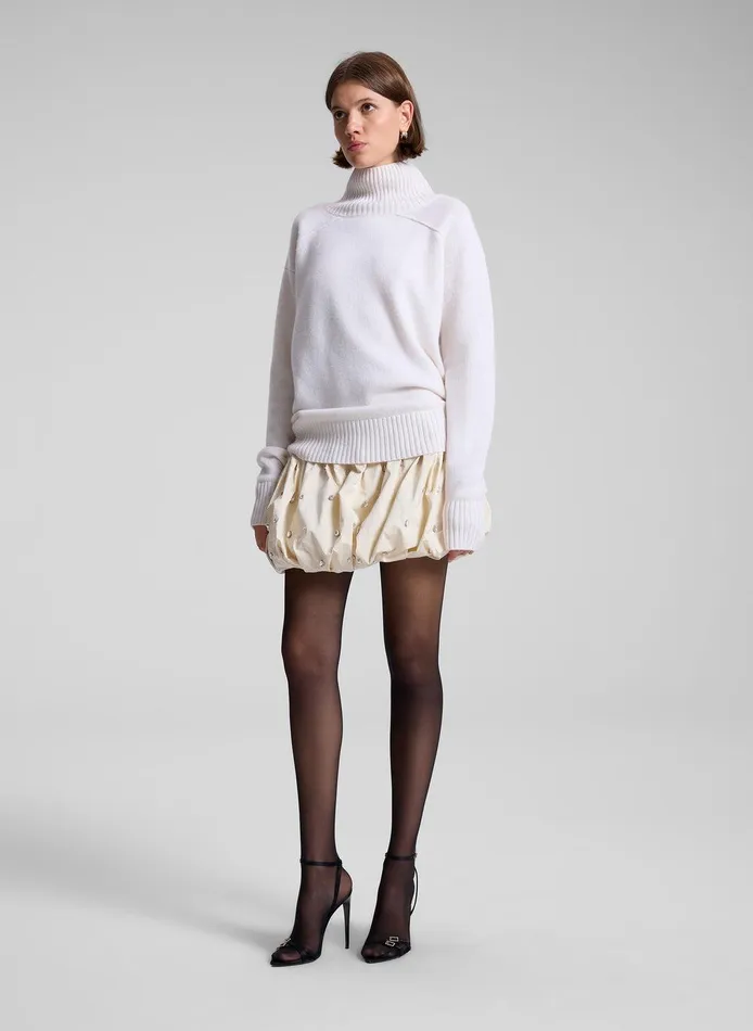 Women Holly Embellished Convertible Skirt Cream ALC Bottoms