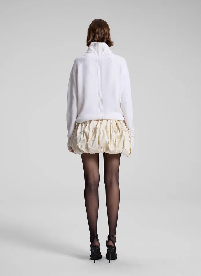 Women Holly Embellished Convertible Skirt Cream ALC Bottoms