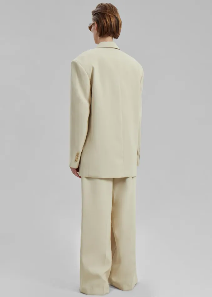 Women Indio Blazer 8211 Beige The Frankie Shop Outerwear