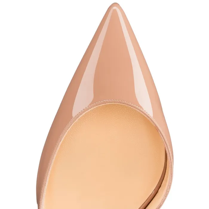 Women Iriza 100 Mm Pumps 8211 Patent Calf 8211 Blush Christian Louboutin Pumps