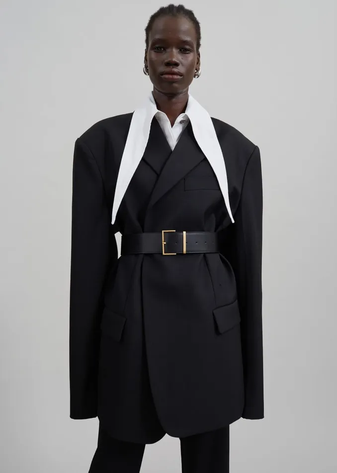 Women Iva Blazer 8211 Black The Frankie Shop Outerwear