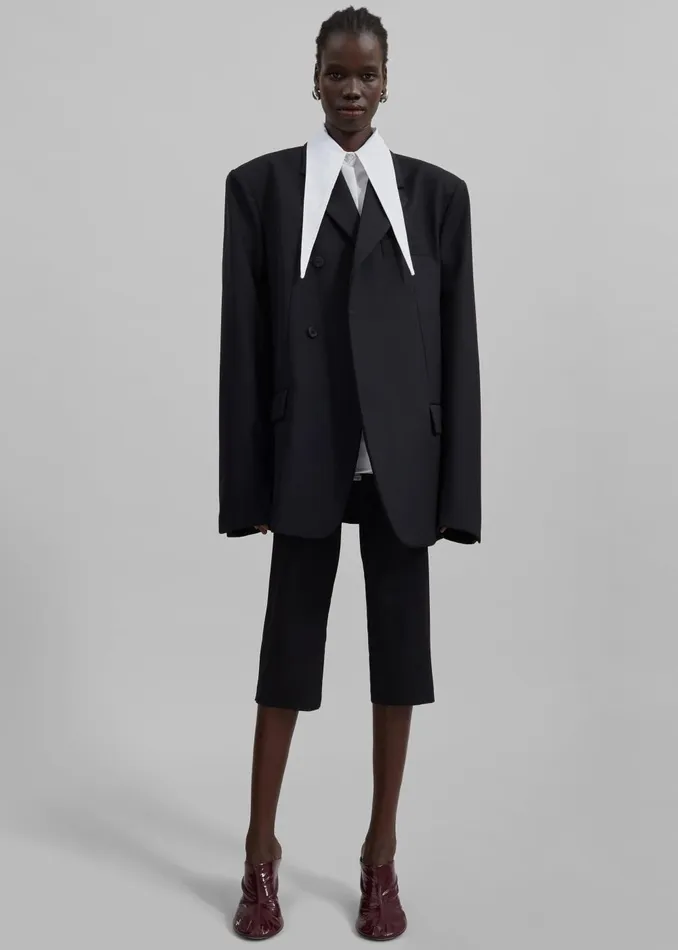 Women Iva Blazer 8211 Black The Frankie Shop Outerwear