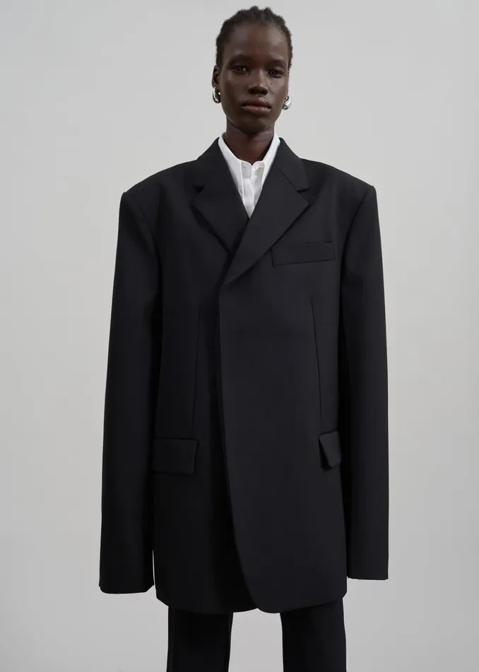 Women Iva Blazer 8211 Black The Frankie Shop Outerwear