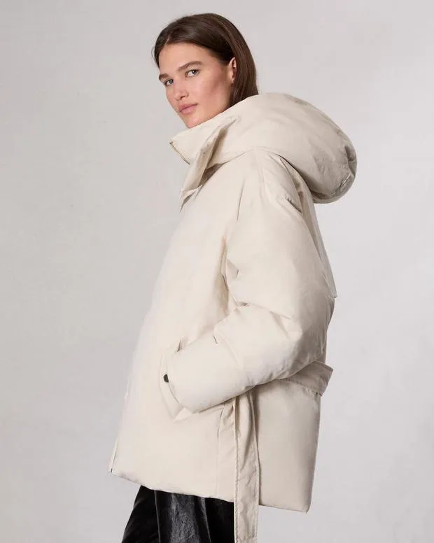 Women Jackets and Coats Rag and Bone Matilda Down Parka Light Beige