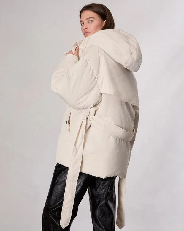 Women Jackets and Coats Rag and Bone Matilda Down Parka Light Beige
