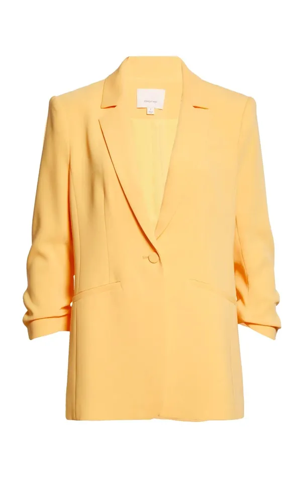 Women Jackets Cinq Sept Crepe Khloe Blazer Sunset