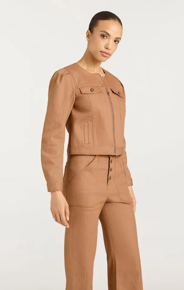Women Jackets Cinq Sept Dalia Jacket Cocoa