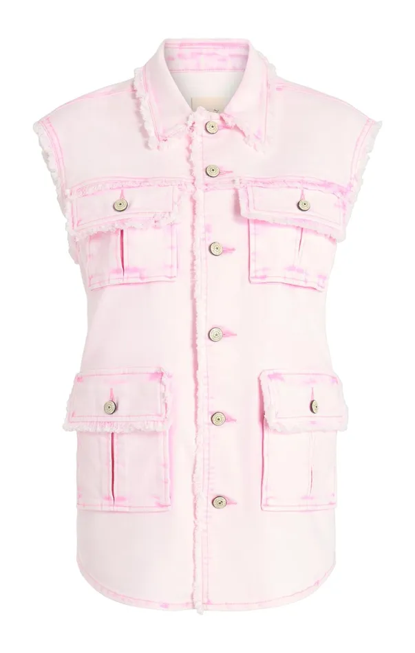 Women Jackets Cinq Sept Sleeveless Vera Jacket Flamingo