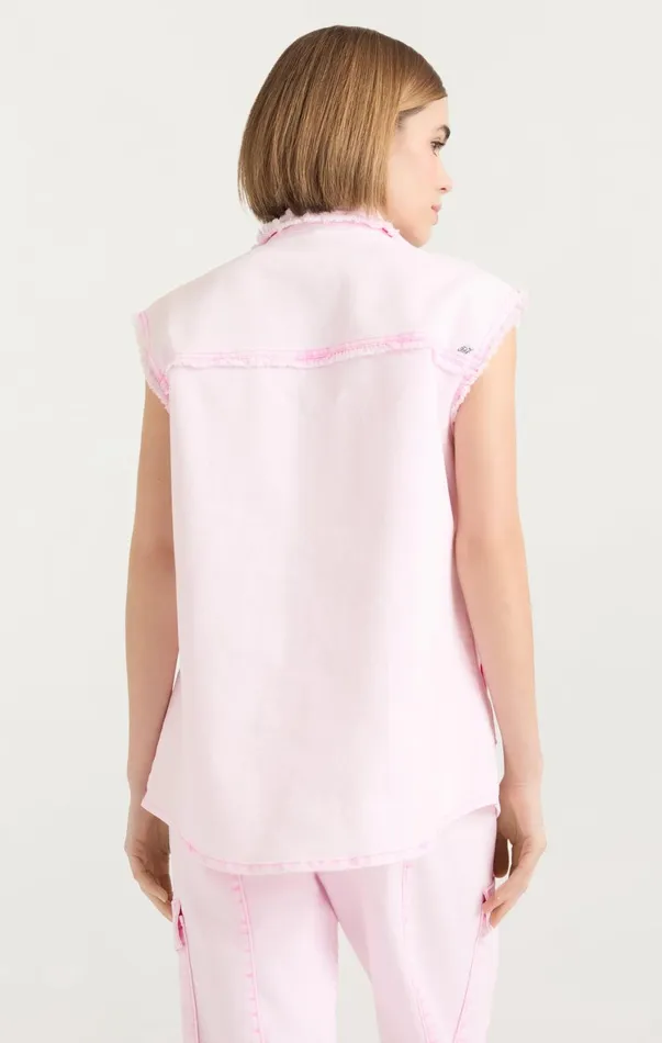 Women Jackets Cinq Sept Sleeveless Vera Jacket Flamingo
