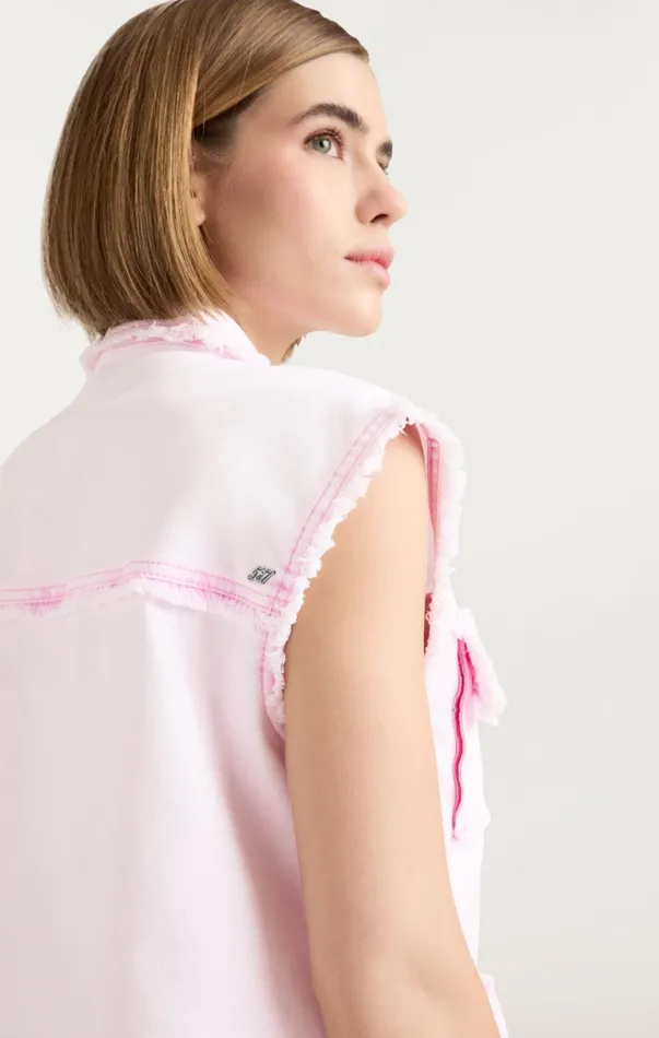 Women Jackets Cinq Sept Sleeveless Vera Jacket Flamingo
