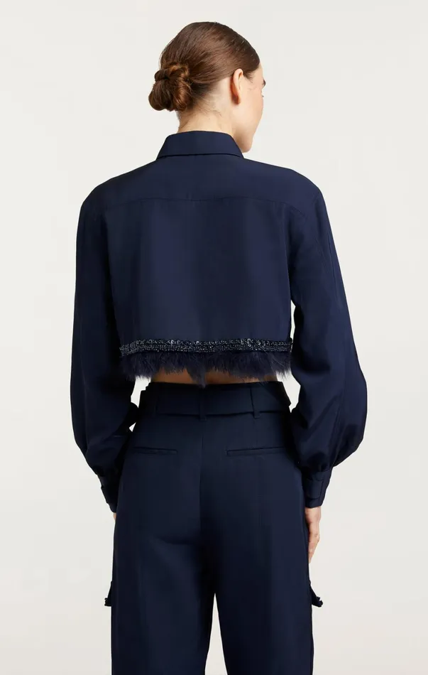 Women Jackets Cinq Sept Suvi Jacket Navy