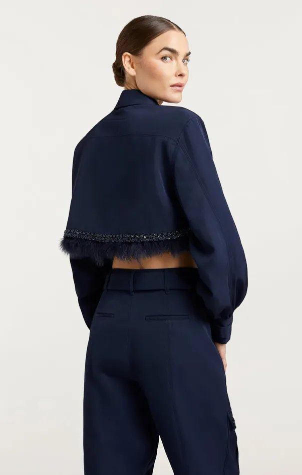 Women Jackets Cinq Sept Suvi Jacket Navy