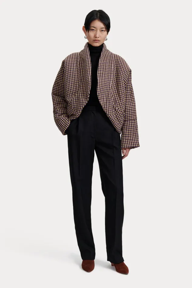 Women Jackets Outerwear Rachel Comey Simas Jacket Purpleyellow