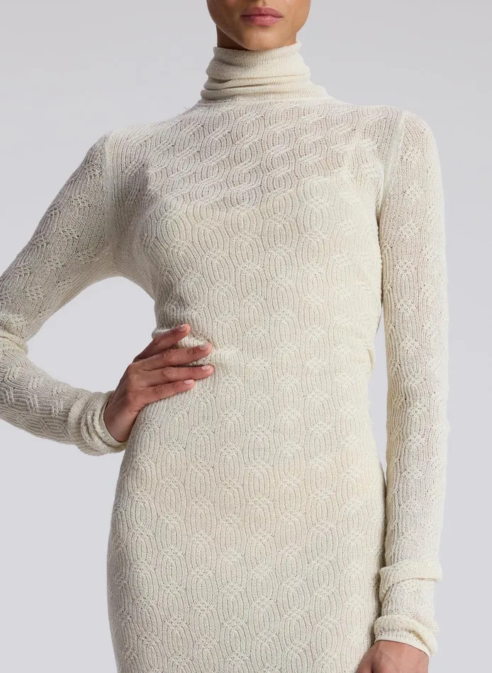 Women Jayce Alpaca Maxi Dress Cream ALC Sweaters