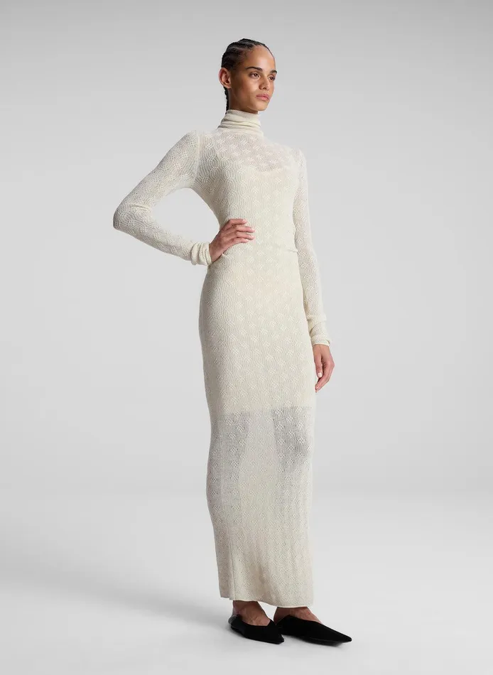 Women Jayce Alpaca Maxi Dress Cream ALC Sweaters