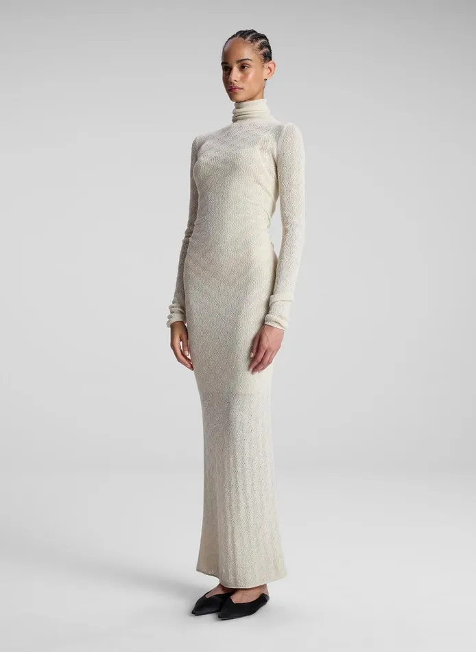 Women Jayce Alpaca Maxi Dress Cream ALC Sweaters