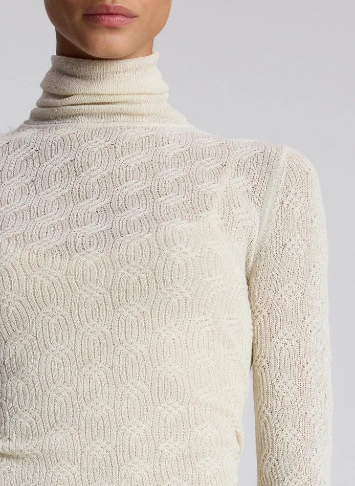 Women Jayce Alpaca Maxi Dress Cream ALC Sweaters