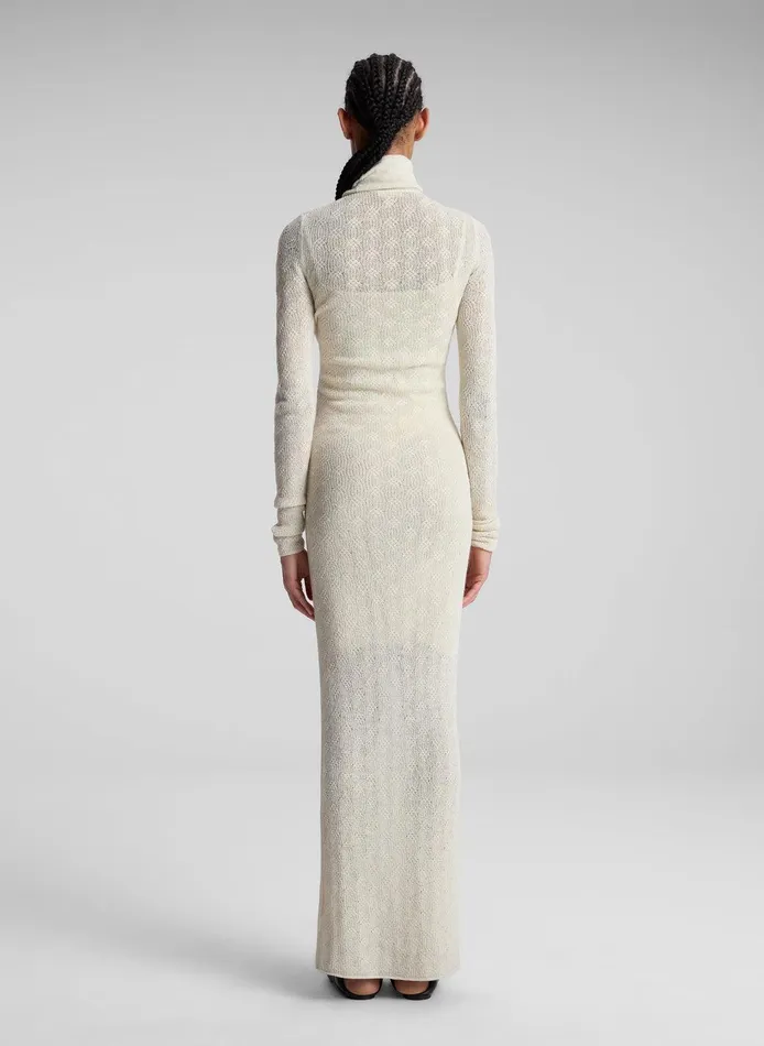 Women Jayce Alpaca Maxi Dress Cream ALC Sweaters