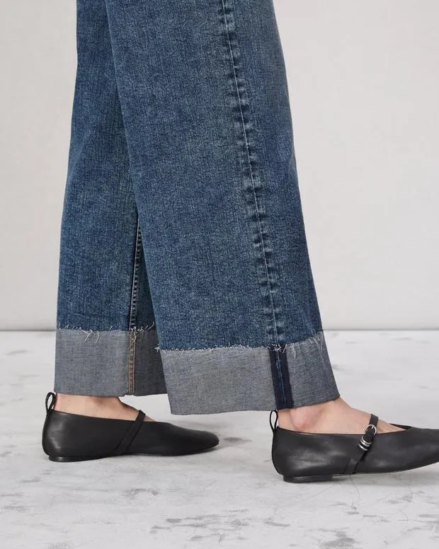 Women Jeans Rag and Bone Sofie Ankle Wide Leg Jean Vintage Stretch Denim Leland