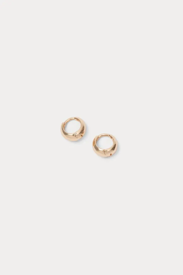 Women Jewelry Rachel Comey Baby Alpha Hoop Gold