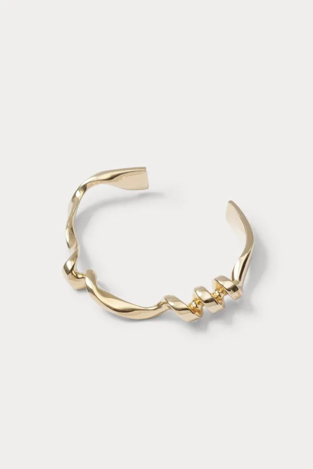 Women Jewelry Rachel Comey Quarry Whorl Cuff Brass