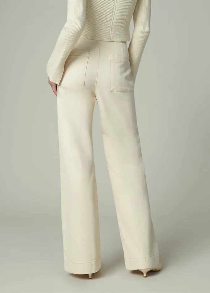 Women Joe8217s Jeans THE SIDE ZIP Creme Brulee Wide Leg
